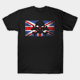 Vintage UK Skull Flag T-Shirt